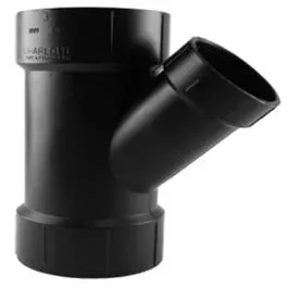 Pipe Fitting, Abs/Dwv Reducing Wye, 4 X 4 X 3-In. 1