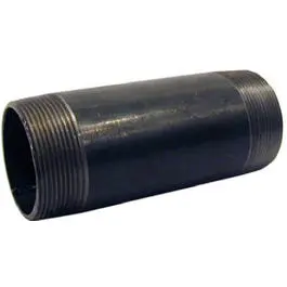 Pipe Fitting, Black Nipple, 1 X 2-1/2-In. 1