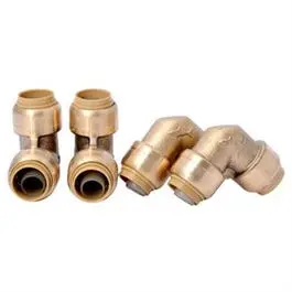Pipe Fitting, Elbow, 90-Degree, 1/2-In., 4-Pk. 1