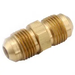 Pipe Fitting, Flare Union, Lead-Free Brass, 1/2-In. 1