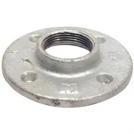 Pipe Fitting, Floor Flange, Galvanized, 3/8-In. 1