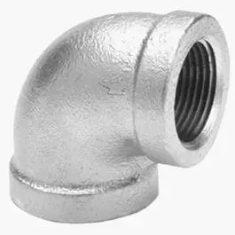 Pipe Fitting, Galvanized Elbow, 90-Degree, 1/4-In. 1