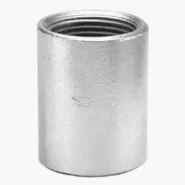 Pipe Fitting, Galvanized Merchant Coupling, 1-1/2-In. 1