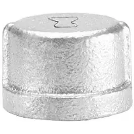 Pipe Fitting, Galvanized Pipe Cap, 1-In. 1