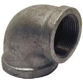 Pipe Fitting, Galvanized Reducing Elbow, 90-Degree, 1 X 3/4-In. 1