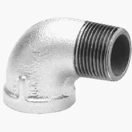 Pipe Fitting, Galvanized Street Elbow, 90-Degree, 1-1/4-In. 1
