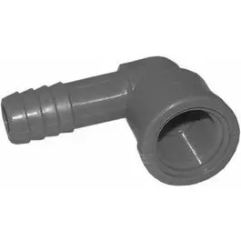 Pipe Fitting Insert Elbow, Female, Poly, 1/2-In. 1