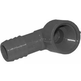 Pipe Fitting Insert Elbow, Female, Poly, 3/4-In. 1