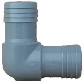 Pipe Fitting Insert Elbow, Plastic, 1/2-In. 1