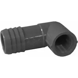 Pipe Fitting, Poly Fpt Insert Reducing Elbow, 1 X 1/2-In. 1