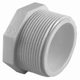 Pipe Fitting, Pvc Mip Pressure Plug, 2-In. 1