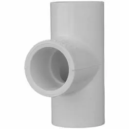 Pipe Fitting, Pvc Reducing Tee, 1 X 1 X 1/2-In. 1