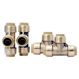 Pipe Fitting, Tee, 1/2-In., 4-Pk. 1