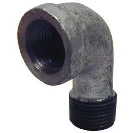 Pipe Fittings, Galvanized Street Elbow, 90 Degree, 1-1/4-In. 1