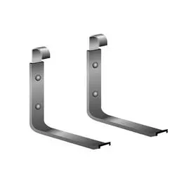 Plant Bracket, Wall-Mount, Black Aluminum 1