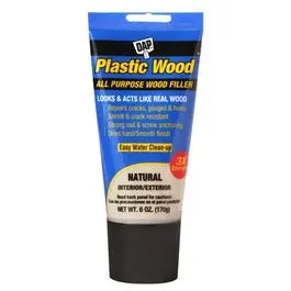 Plastic Wood Latex Wood Filler, Natural, 6-Oz. Tube 1