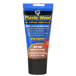 Plastic Wood Latex Wood Filler, Red, 6-Oz. Tube 1