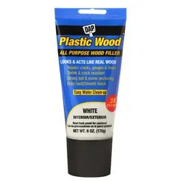 Plastic Wood Latex Wood Filler, White, 6-Oz. Tube 1