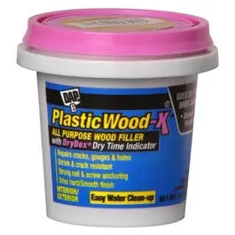 Plastic Wood-X Stainable Wood Filler With Drydex Dry Time Indicator, 5.5-Oz. 1