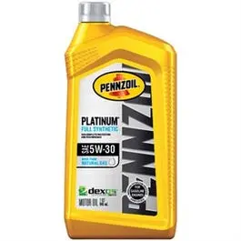Platinum Motor Oil, Synthetic, 5W-30, 1-Qt. 1