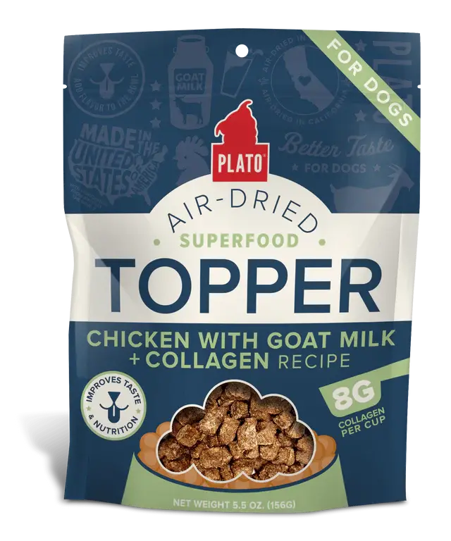 Plato Superfood Chicken With Goat Milk & Collagen Food Topper 1