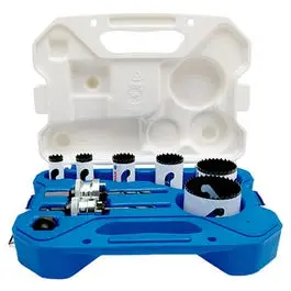 Plumbers' Hole Saw Kit, 9-Pc. 1