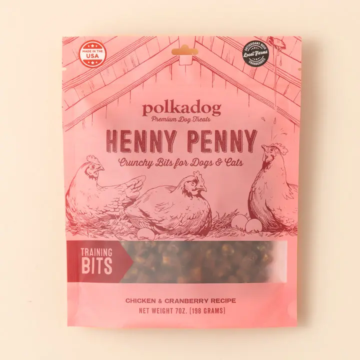 Polkadog Henny Penny Chicken & Cranberry Recipe Dog & Cat Treats 1