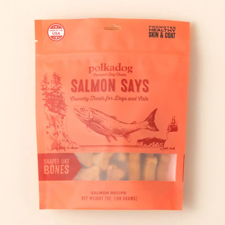 Polkadog Salmon Says Dog Treats 1