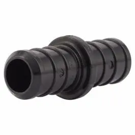 Poly Pex Coupling, Alloy Barb, 1/2-In., 5-Pk. 1