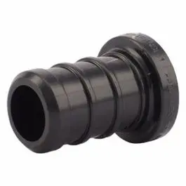 Poly Pex End Plug, Alloy Barb, 1/2-In., 5-Pk. 1