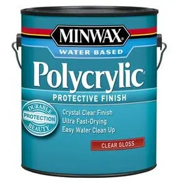 Polycrylic Protective Finish, Gloss Clear, 1-Gal. 1