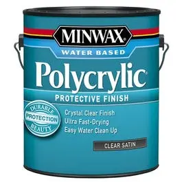 Polycrylic Protective Finish, Satin Clear, 1-Gal. 1