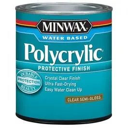 Polycrylic Protective Finish, Semi-Gloss Clear, .5-Pint 1