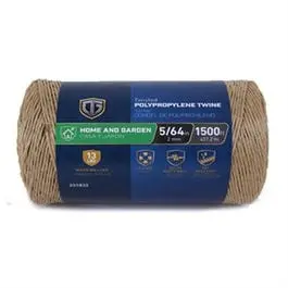 Polypropylene Twine, Brown, 1500-Ft. 1