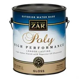 Polyurethane High Performance, Exterior Water-Based Gloss, Gallon 1