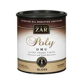 Polyurethane Omu, Interior, Oil Modified  Wood Finish, Gloss, Qt. 1