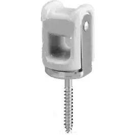Porcelain Wire Holder, Radio/Midget Type, 1-1/2-In. 1