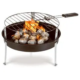 Portable Charcoal Grill + 1.2-Lbs. Of Charcoal, 12-In. 1