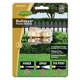 Power Water Nozzle, Brass, Industrial Grade, 3/4-In. 1
