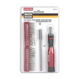 Precision Ratcheting Screwdriver Set, 26-Pc. 1