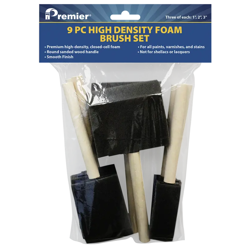 Premier High Density Foam Brushes 1