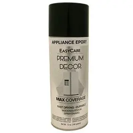 Premium Decor Appliance Epoxy Spray Paint, Black, 12-Oz. 1
