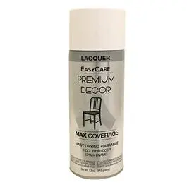 Premium Decor Gloss Lacquer Finish, White, 12-Oz. 1