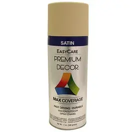 Premium Decor Spray Paint, Almond Satin, 12-Oz. 1