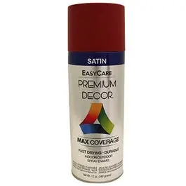 Premium Decor Spray Paint, Currant, Satin, 12-Oz. 1