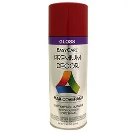 Premium Decor Spray Paint, Fiesta Red Gloss, 12-Oz. 1