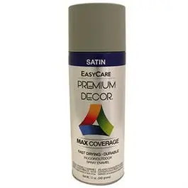 Premium Decor Spray Paint, Fossil Satin, 12-Oz. 1