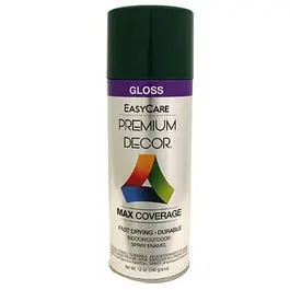 Premium Decor Spray Paint, Hunter Green Gloss, 12-Oz. 1