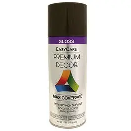 Premium Decor Spray Paint, Leather Brown Gloss, 12-Oz. 1