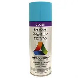 Premium Decor Spray Paint, Paisley Blue Gloss, 12-Oz. 1